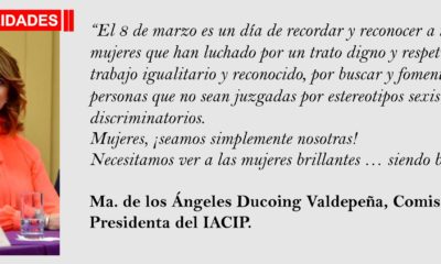 Ma. de los Ángeles Ducoing Valdepeña, Comisionada Presidenta del IACIP.