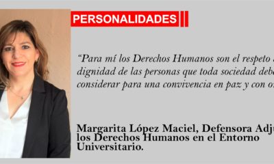 Margarita López Maciel, Defensora Adjunta de los Derechos Humanos en el Entorno Universitario.