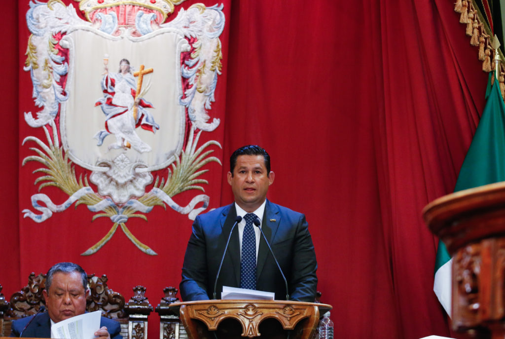 Gobernador de Guanajuato, Diego Sinhue Rodriguez Vallejo.