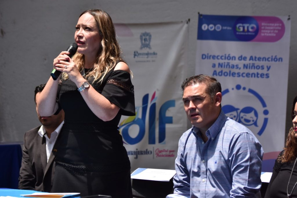La presidenta del DIF Municipal Guanajuato, destacó la importancia del trabajo que se hace con DIF Guanajuato.